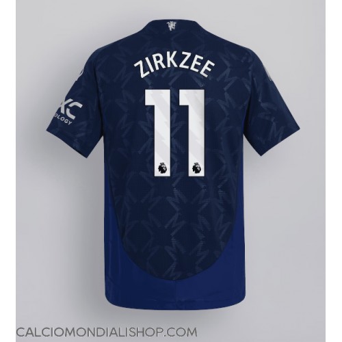 Maglie da calcio Manchester United Joshua Zirkzee #11 Seconda Maglia 2024-25 Manica Corta